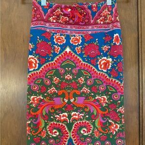 Colorful Floral Patterned Maeve Skirt XXS